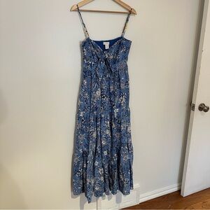 House of Harlow Floral Blue Maxi Dress